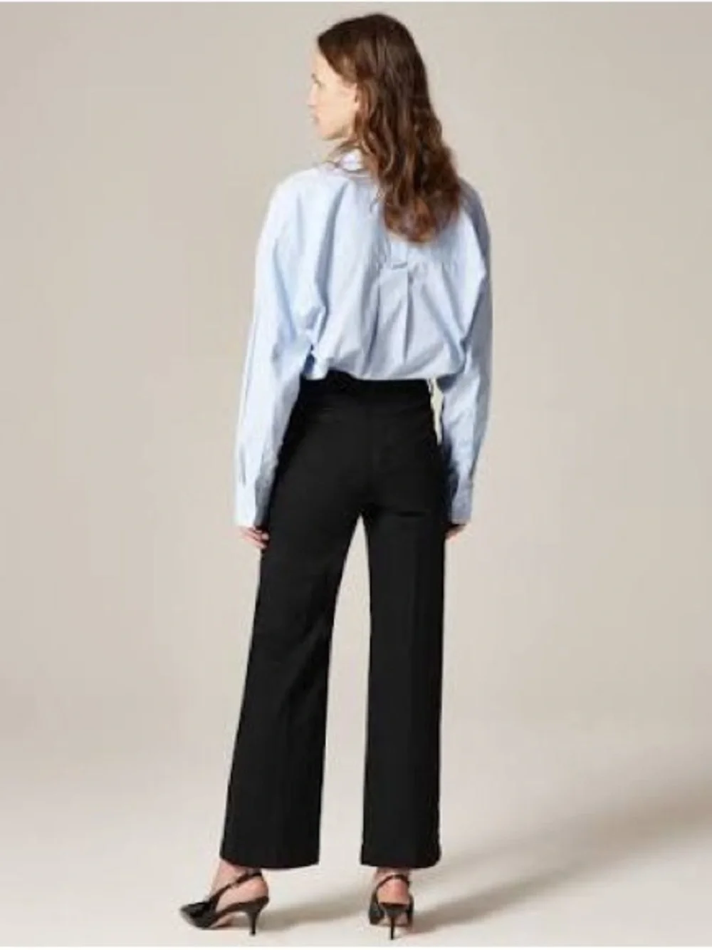 J CREW Charley kickout cropped pant in chino Black Size 27 NWT $118 CN590